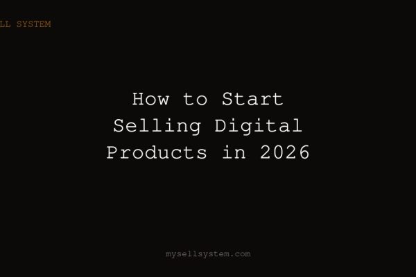 How to Start Selling Digital Products in 2026