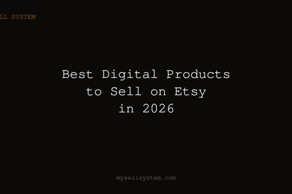 Best Digital Products to Sell on Etsy in 2026