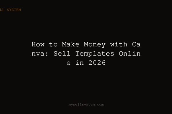 How to Make Money with Canva: Sell Templates Online in 2026