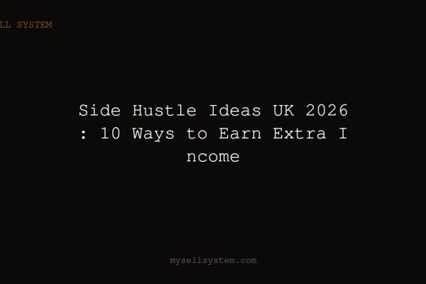 Side Hustle Ideas UK 2026: 10 Ways to Earn Extra Income
